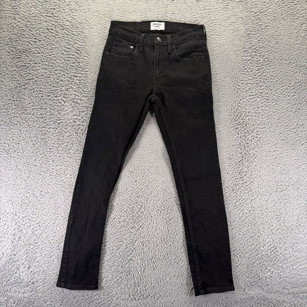 Denizen from Levi's 288 Jeans Mens 30x30 Black Cotton Denim Skinny Leg Stretch